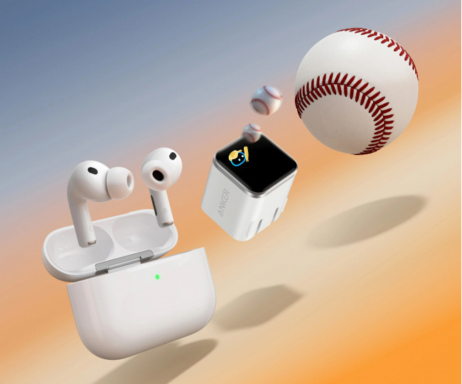 Смарт-зарядка с дисплеем Anker Nano Charger 45W with USB-C to USB-C Cable Aurora White